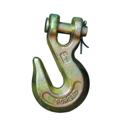 G80 โลหะผสมเหล็ก Crosby Clevis ตะขอเกี่ยว US Type ชุบซิงค์