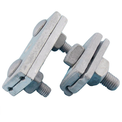 อุปกรณ์สายไฟเหล็กกล้าคาร์บอนการตีขึ้นรูปร้อน HDG Surface Guy Wire Clamp