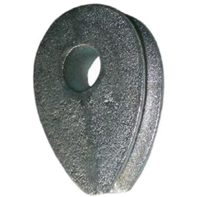 สายเคเบิลลวดสลิง DIN3091 Crosby Solid Thimble M8 ถึง M40 0.122 - 12.74 Kg / ชิ้น