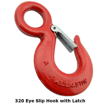 ทำสี 320 Clevis Latch Hook Eye Slip Hook With Latch M16.5 - M90