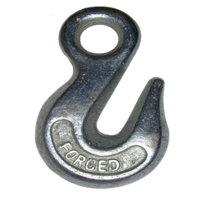 โลหะผสมเหล็ก Clevis Eye Grab Hook เหล็กกล้าคาร์บอนชุบสังกะสี G80 HA 323