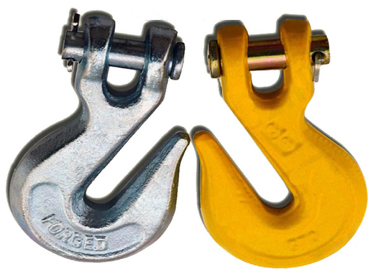G80 โลหะผสมเหล็ก Crosby Clevis ตะขอเกี่ยว US Type ชุบซิงค์