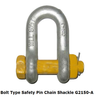1/4 ถึง 3 นิ้ว Bolt Screw Pin Anchor Shackle Crosby Chain Shackle