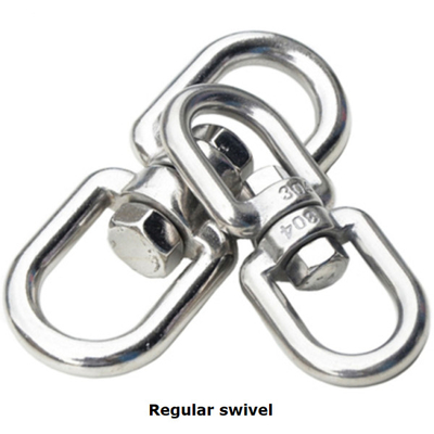 สแตนเลสขัดเงาสูง ครอสบี้ Regular Swivel 4mm - 25mm