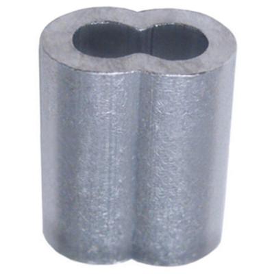 ลวดสลิงจีบนาฬิกาทราย ปลอกโลหะอลูมิเนียม Aluminiuml Casting US Type