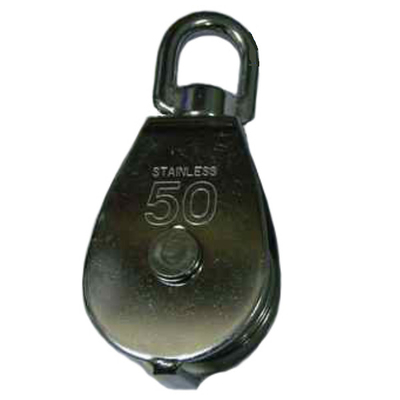 ลูกรอกสแตนเลสขัดเงา 304 Stainless Steel Snatch Block 1500kg