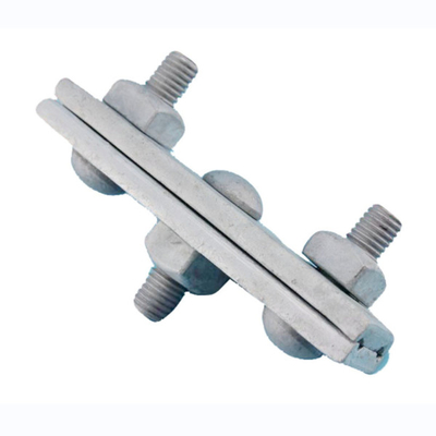 อุปกรณ์สายไฟเหล็กกล้าคาร์บอนการตีขึ้นรูปร้อน HDG Surface Guy Wire Clamp